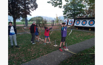 Le raid départemental multisports de l'UNSS : le Club des Archers murois participait !
