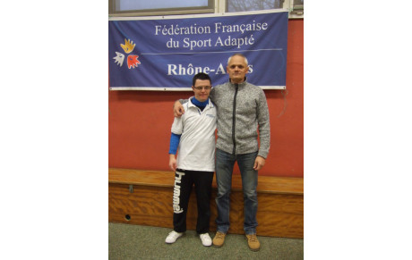 Mickaël BRACHET décroche le quotas pour les France salle SPORT ADAPTE