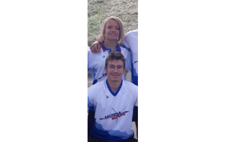 Camille et Hugo aux Championnat de France Campagne