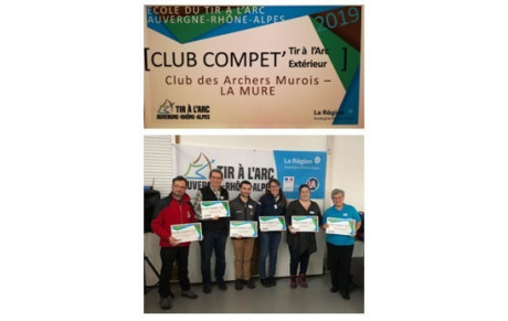 Les Archers Murois obtiennent le Label Ecole de Tir à l'Arc Auvergne-Rhône-Alpes !!! 