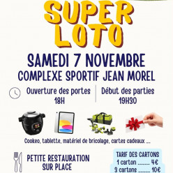 LOTO du Club samedi 7 novembre 2026